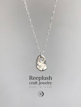 両面刻印【お好きな刻印お入れします】Melted plate - Oval - 【N0.15-C 】