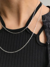 割引対象外【F】- Long Cable design - Pendant necklace Chain