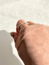 size:11号,13号/ 3mm Bold cut Open Ring