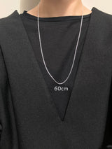 【AZ2.0】小豆ネックレスチェーン2.0mm幅 | 40cm,45cm,50cm,60cm |シルバー925