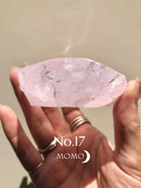 【MOMOMOON】Madagascar Rose quartz candy cup【No.17】