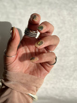 Triple rope layered Ring