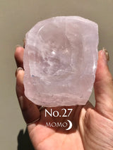【MOMOMOON】Madagascar Rose quartz candy cup【No.27】