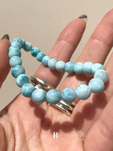 【MOMOMOON】quality:AA⁺ Larimar Bracelet/Dominican Republic