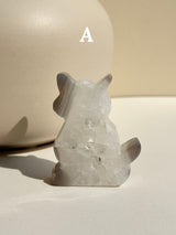 【MOMOMOON】Druzy agate size:M Cat