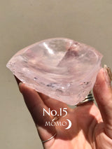 【MOMOMOON】Madagascar Rose quartz candy cup【No.15】