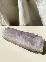 【MOMOMOON】0.9kg Large size Pink amethyst + agate tower /Brazil【TK0410-6】