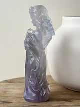 【MOMOMOON】158mm / Large size yttrium fluorite Angel【7】