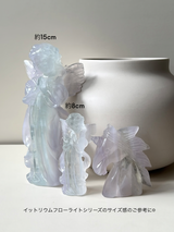 【MOMOMOON】150mm / Large size yttrium fluorite Angel【6】