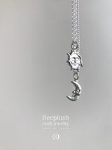 【craft series】Sun&Moon Pendant top 【No.12】