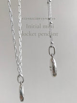 両面刻印【お好きな刻印お入れします】Original Message series - イニシャル Mini Locket pendant -