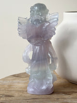 【MOMOMOON】151mm / Large size yttrium fluorite Angel【5】