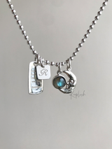 【お好きな刻印お入れします】Original Message series - Long Message Plate & Mini plate SET