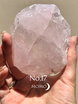 【MOMOMOON】Madagascar Rose quartz candy cup【No.17】