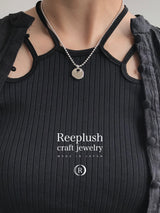 両面刻印【お好きな刻印お入れします】Melted plate - Coin - 【N0.15-D 】