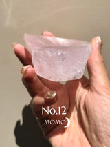 【MOMOMOON】Madagascar Rose quartz candy cup【No.12】