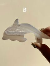 【MOMOMOON】Druzy agate / Dolphin