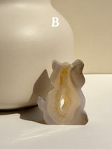 【MOMOMOON】Druzy agate size:M Cat