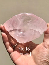 【MOMOMOON】Madagascar Rose quartz candy cup【No.16】