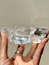 【MOMOMOON】Brazil crystal quartz Flower Tray【MZ0504-12-C】