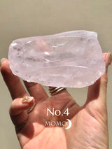 【MOMOMOON】Madagascar Rose quartz candy cup【No.4】