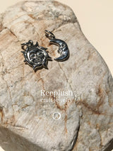 【craft series】Sun&Moon Pendant top 【No.12】