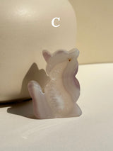 【MOMOMOON】Druzy agate size:M Cat