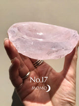 【MOMOMOON】Madagascar Rose quartz candy cup【No.17】