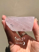 【MOMOMOON】Madagascar Rose quartz candy cup【No.27】