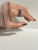 Triple rope layered Ring