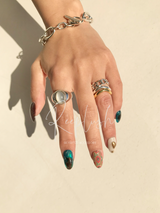 Amulet Moon Stone Ring