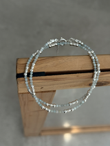 Silver925×天然石｜アマゾナイト ネックレス（Reeplushハンドメイド）