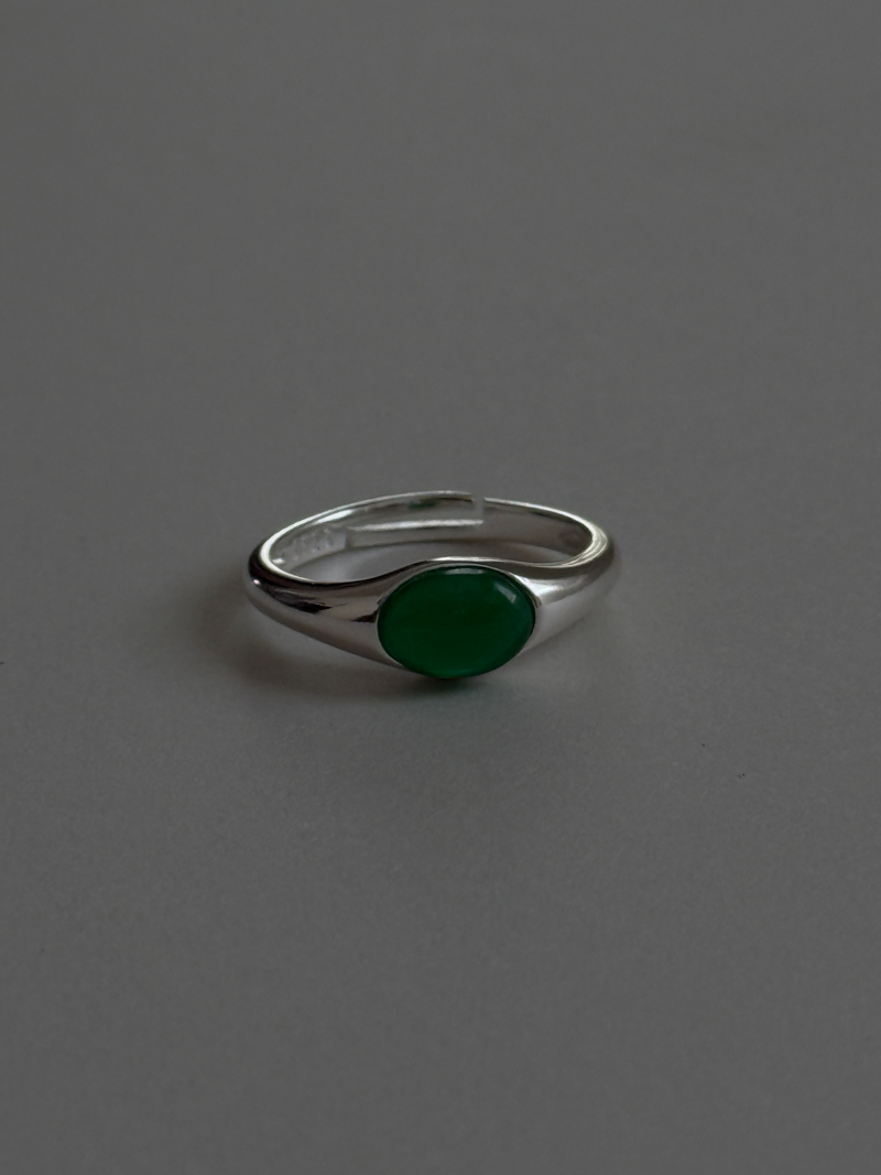 Green jade Ring/約12号〜15号