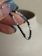 Labradorite × cubiczirconia Necklace(再入荷)