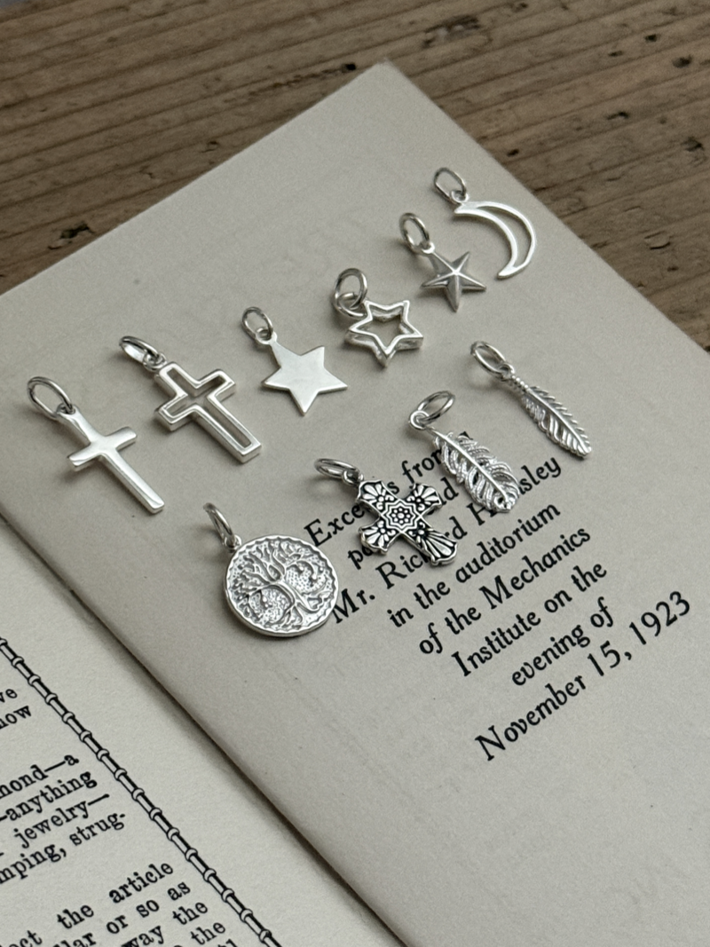 Antique-style Cross Pendant top | 18mm – Reeplush