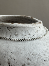 3mm High Dome chain Necklace 40cm,50cm,60cm |シルバー925【セット割引対象外】