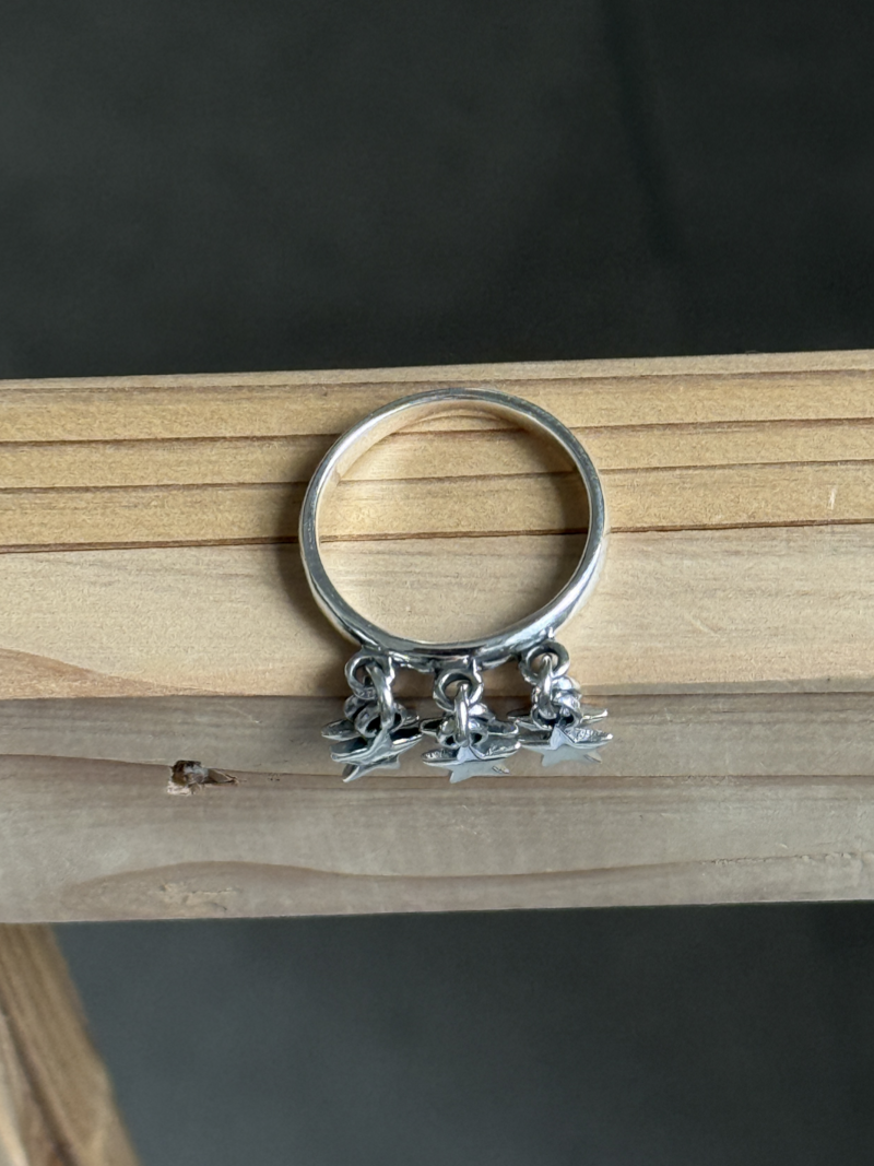 STAR shower Ring 12号,14号| silver925 | 星 | 軽量 – Reeplush