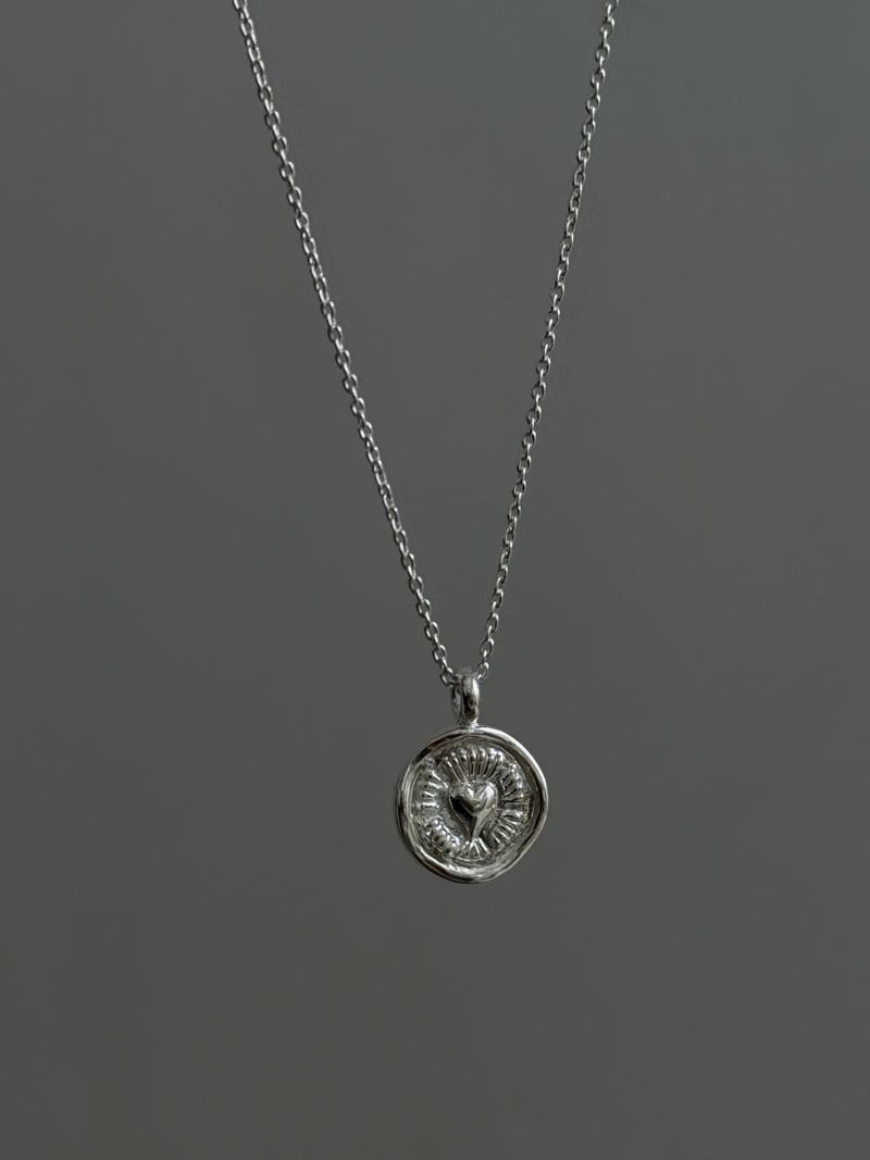Heart Plate Necklace