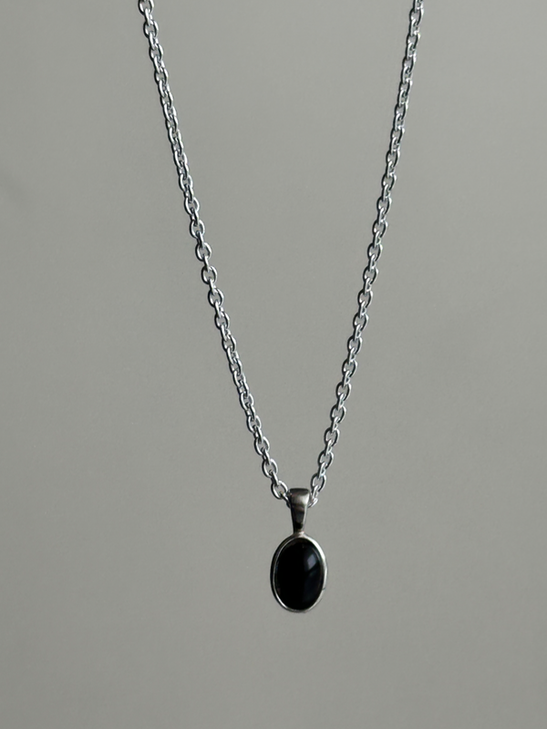 Onyx mini stone Necklace 45cm