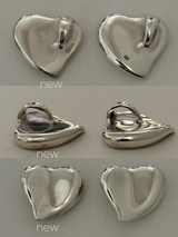 刻印 名入れ ペンダントトップ   リニューアル | Vintage taste Heart Top |シルバー925 | 日本製