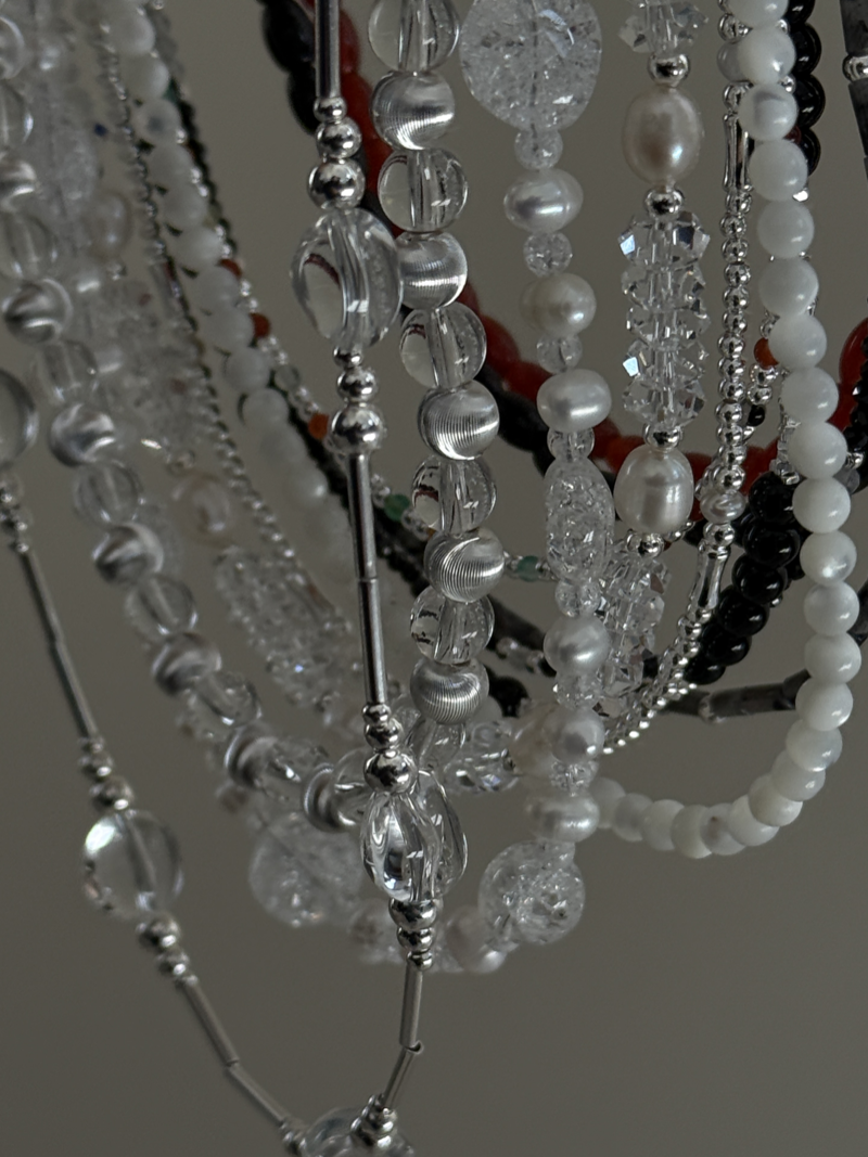 Water drop Crystal beads Necklace