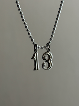 Number Pendant top
