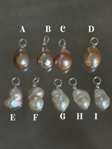 Silver925×天然石｜バロックパール ペンダントトップ（Reeplushハンドメイド）　単体