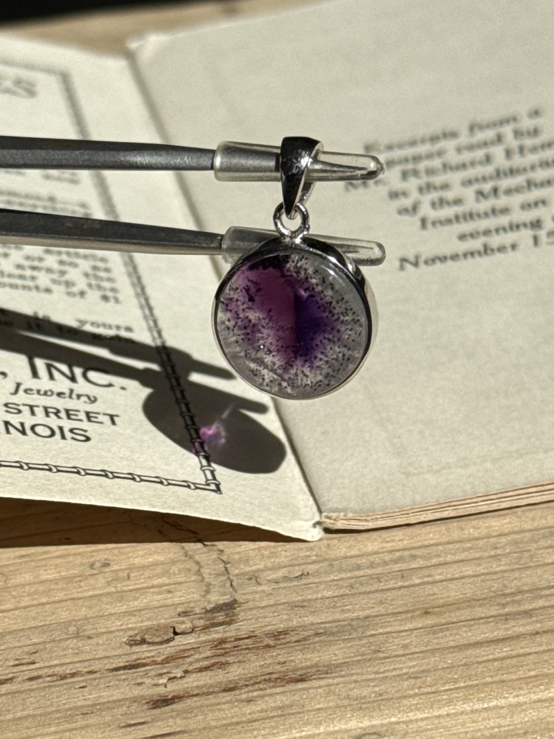 MOMOMOON】ファントムアメジスト ペンダントトップ |ブラジル産| 1点