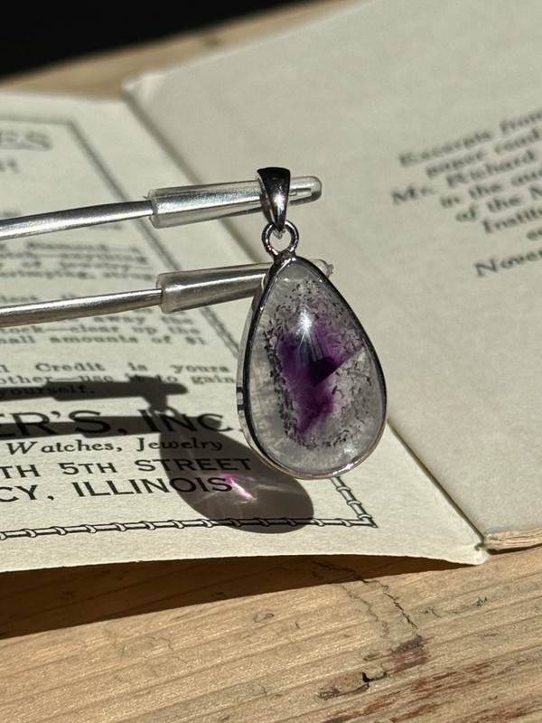 MOMOMOON】ファントムアメジスト ペンダントトップ |ブラジル産| 1点