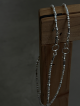 Silver925×天然石｜A/バロックパールのチョーカーネックレス 39cm（Reeplushハンドメイド）