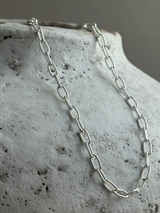 7.2×3.5mm Long Cable Chain Necklace 40cm,50cm |シルバー925【セット割引対象外】