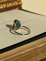 【MOMOMOON】エメラルド ラフカットリング：13号 | 天然石・鉱石・パワーストーン
