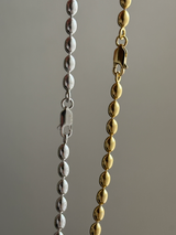 【ラスト1点】4.2mm Oval Ball chain Necklace/40.5cm