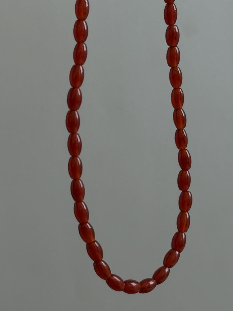 Onyx,Red Onyx Beadsnecklace